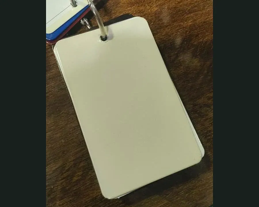 Ivory powder coating colour B-13 metal sample plate from Shree Balaji Coat in Raipur